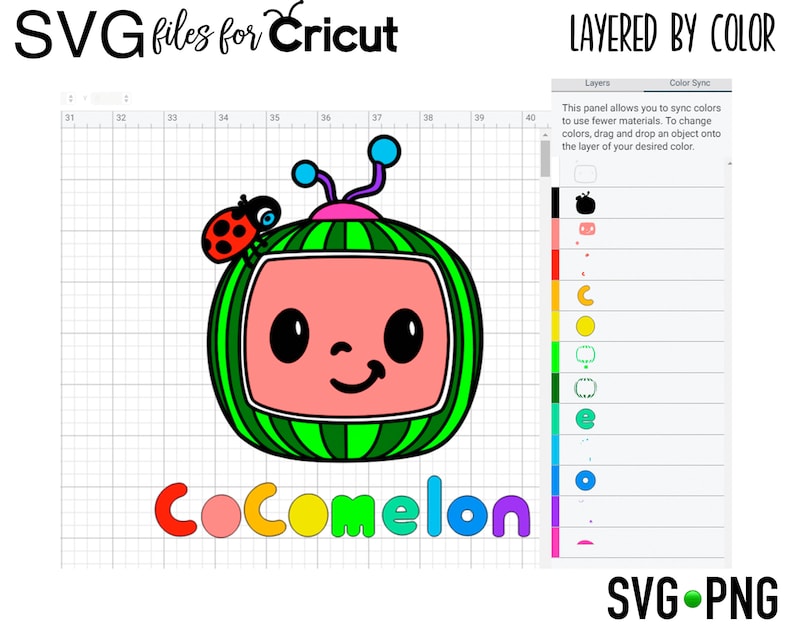 Download Layered SVG Cocomelon Bundle Cut file Cricut Digital file ...