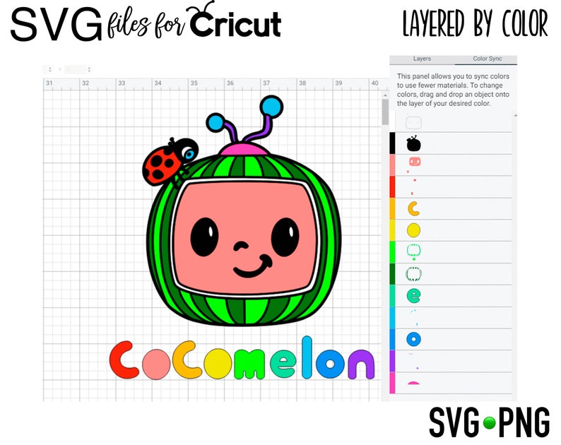 Download Layered SVG Cocomelon Bundle Cut file Cricut Digital file ...