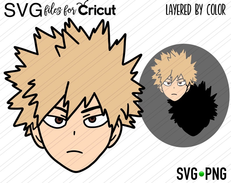 Download Layered SVG My Hero Academia Bundle Easy Cut for Cricut Cut | Etsy