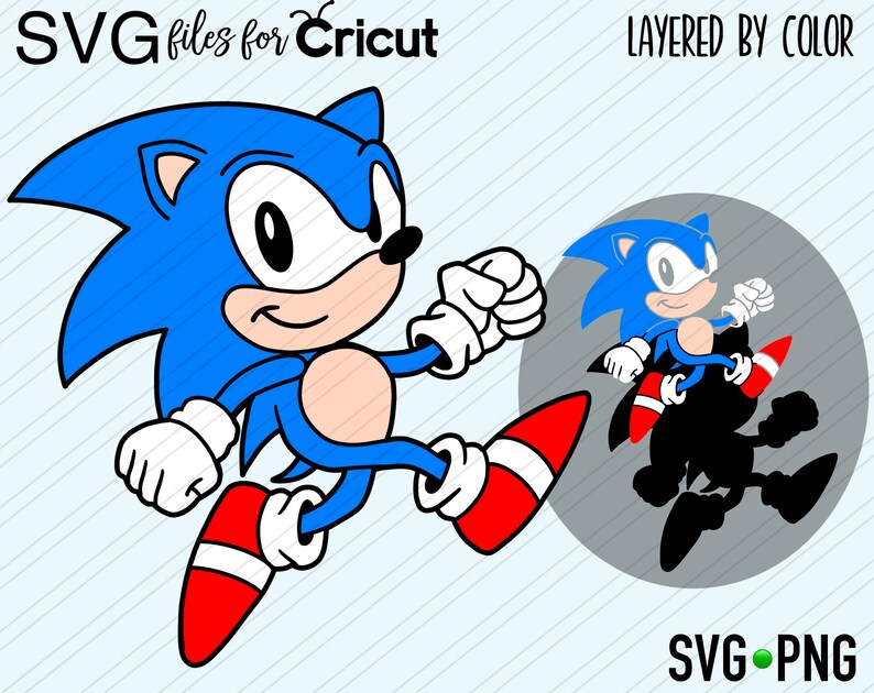Download Capas SVG Sonic the Hedgehog Cut file Cricut Digital file ...