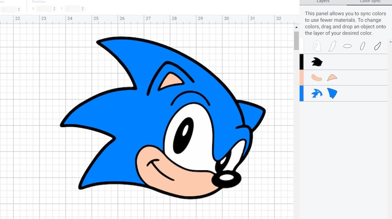 Download Layered SVG Sonic the Hedgehog Cut file Cricut Digital | Etsy