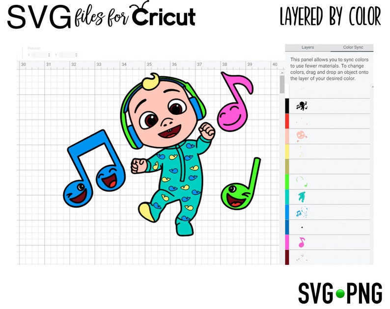 Download Layered SVG Baby Johny Cocomelon Cut file Cricut Digital ...