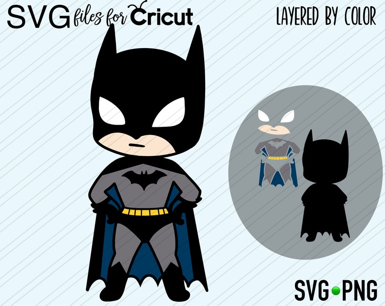 Download Layered SVG Batman Cut file Superhero Cricut Digital file ...