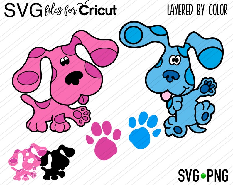 Download Layered SVG Blues Clues bundle Cut file Cricut Digital ...