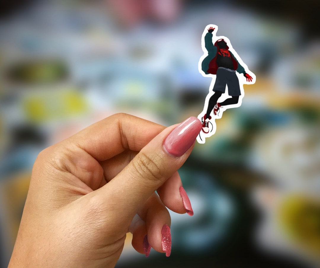 Spider Man 2023 Sticker Miles Morales Sticker Spiderman Etsy