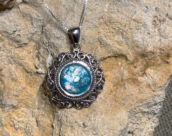 Roman Glass Necklace (small)