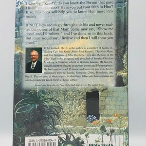 May include: A book cover with a photo of a man in a suit and tie. The book title is "Bible Truth" and the author is Rob Lindsted. The book cover also features a photo of a garden tomb.