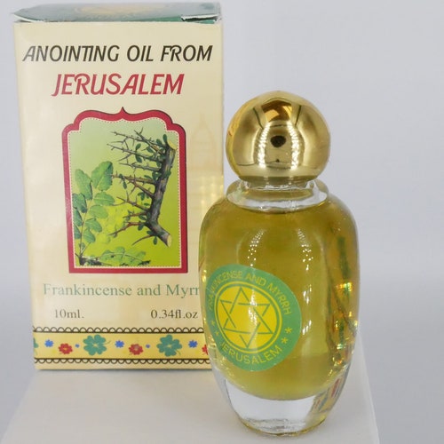Frankincense & Myrrh Anointing Oil 0.34oz From Holy Bible Land Etsy