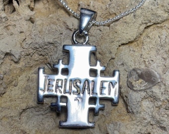 Jerusalem Cross XL Sterling Silver