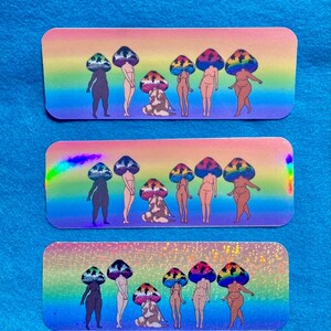 Lgbtq+ Pride Mushroom Babez Bookmark Blured Background