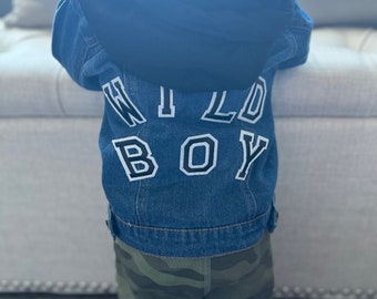 Boys Custom Jean Jacket, Custom Denim, Kids Jacket, Hooded Jacket, Personalized Jacket, Kid/baby Denim, Girls Custom Jean Jacket,