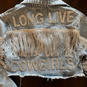 Western Chic,Vintage Denim,Western Girl,Cowgirls,Fringe Jacket, Country Jacket, Bachelorette Outfit, Bridesmaid Outfit, Rhinestone Jacket,