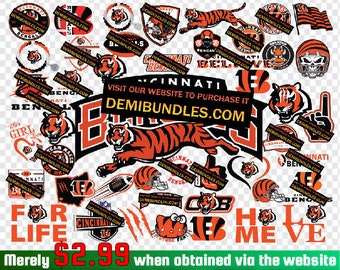 Cincinnati-Bengals Team Bundles svg, Cincinnati-Bengals svg, N F L Teams svg, N-F-L Svg, Png, Dxf, Instant Download,