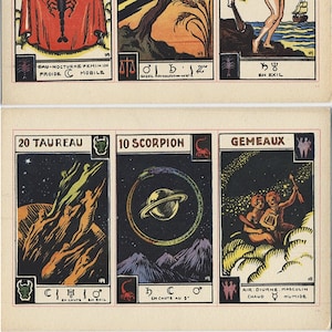 le tarot astrologique / astrological tarot deck / cards