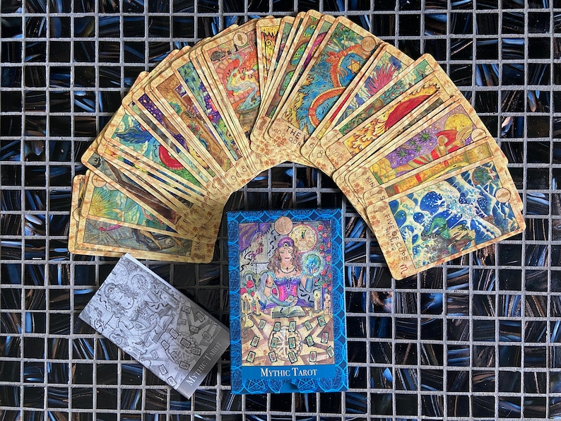 Mythic Tarot Deck & Guide Full Size Tarot Cards 78 Cards Etsy