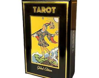 Gilded Tarot & Guide | Classic Tarot Design and Gold Foil