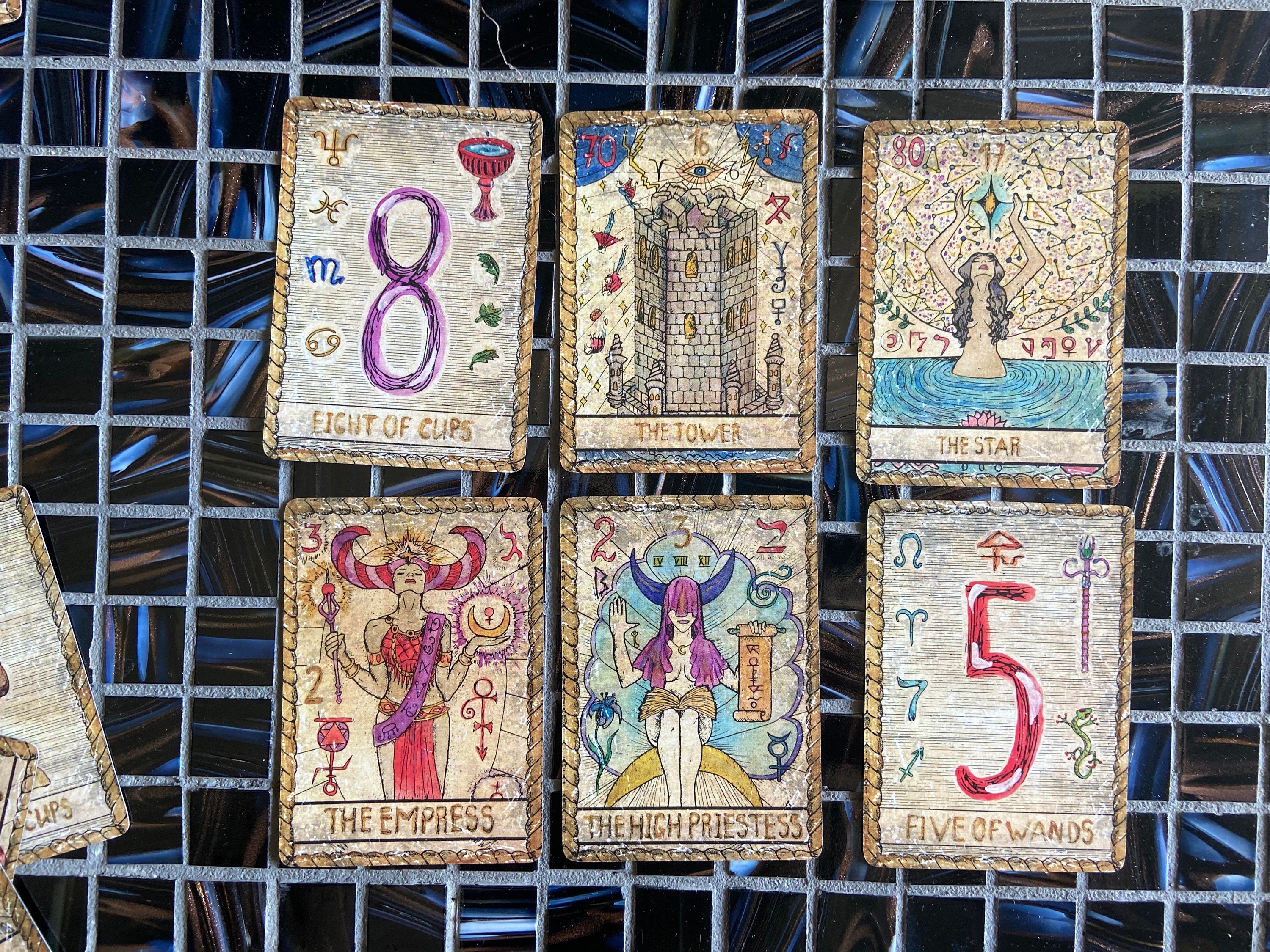 Samiramay Tarot Deck & Guide, Full Deck, 78 Cards, 3.5 by 2.5