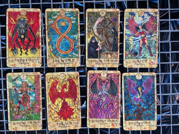 ☆絶版希少☆THE MYTHIC TAROT SINGLE CARD Mythic Tarot 1st Edition Replacement Cards