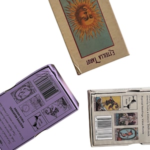 Imperfecte tarotkaarten – diverse titels | Beschadigde doos, perfecte kaarten | Authentieke Vieux Monde-decks met korting