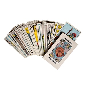 Baraja de Tarot Clásica de 1909 y Guía de 80 Páginas imagen 6