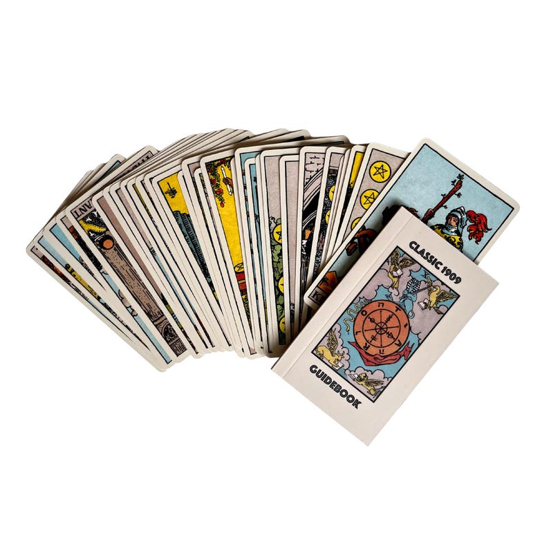 Baraja de Tarot Clásica de 1909 y Guía de 80 Páginas imagen 6
