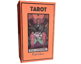 Pastel Rider Waite Tarot Deck: Classic RWS Design with Guide
