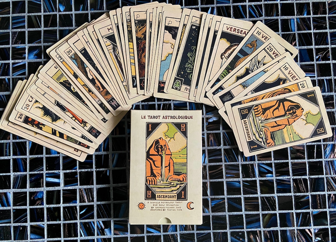 Astrological Tarot Deck With Guidebook Le Tarot Astologique Etsy UK