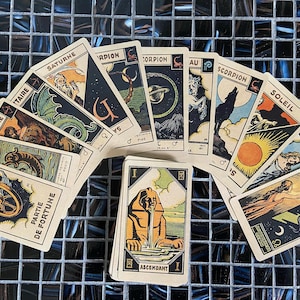 le tarot astrologique / astrological tarot deck / cards