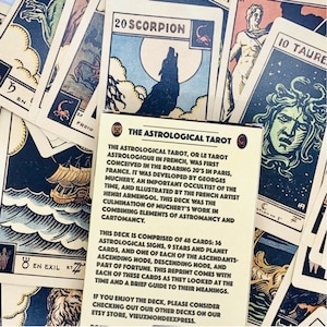 le tarot astrologique / astrological tarot deck / cards