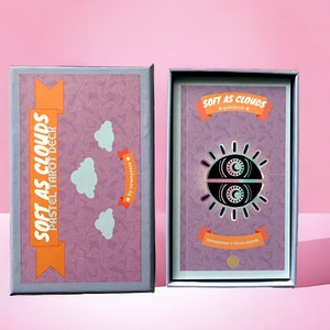 Soft as Clouds Pastel Tarot Deck & Guidebook | By Noweyesee and Vieuxmondeexpress | Limited Edition Print | 78 Cards | Full Size Tarot Deck