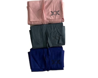 Triple Moon Velvet Tarot Bags | Fits all standard size tarot decks (approximately 5x3 inches)