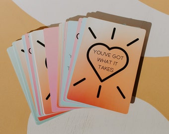 Daily Affirmations for Teens, Affirmation Card Deck, Empowering Affirmations, Gift for Her, Gift for Teen Young Adult Girl, College Gift