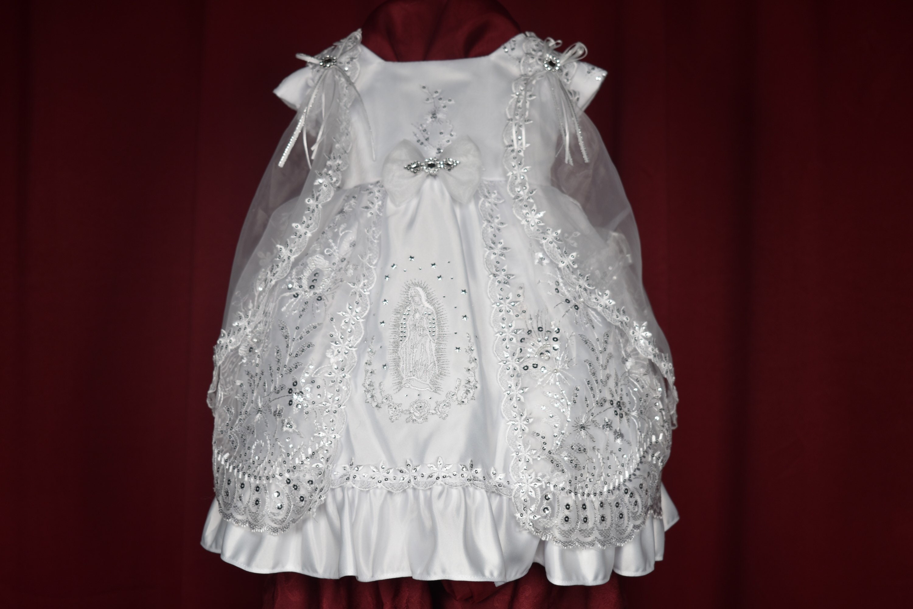 knee length dresses for ladies Virgen de Guadalupe Dress  Kika's Artesanal