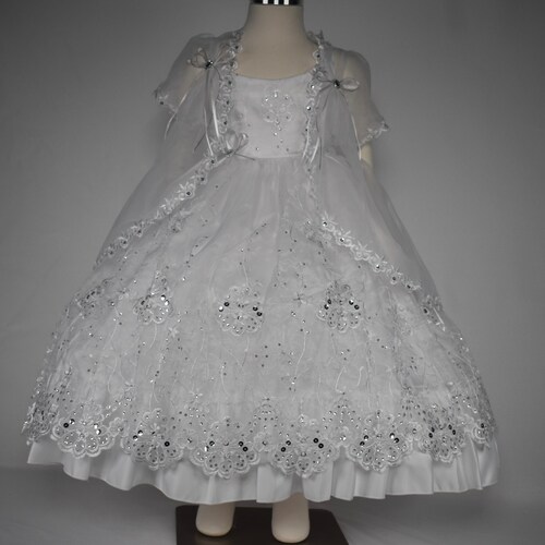 Baptism Dress for Toddler Girl Christening Gown Girl With Etsy