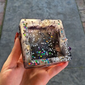 Black, White & Gold ashtray