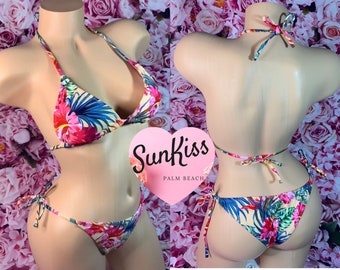 Waikiki Meerjungfrau Floral Bikini Set/ Bademode/ Damen Bademode/ Badeanzug/ Badeanzug/ Spring Break Bikini