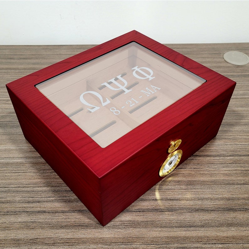Personalized Cigar Humidor Humidor Cigar Box Cigar Box Etsy