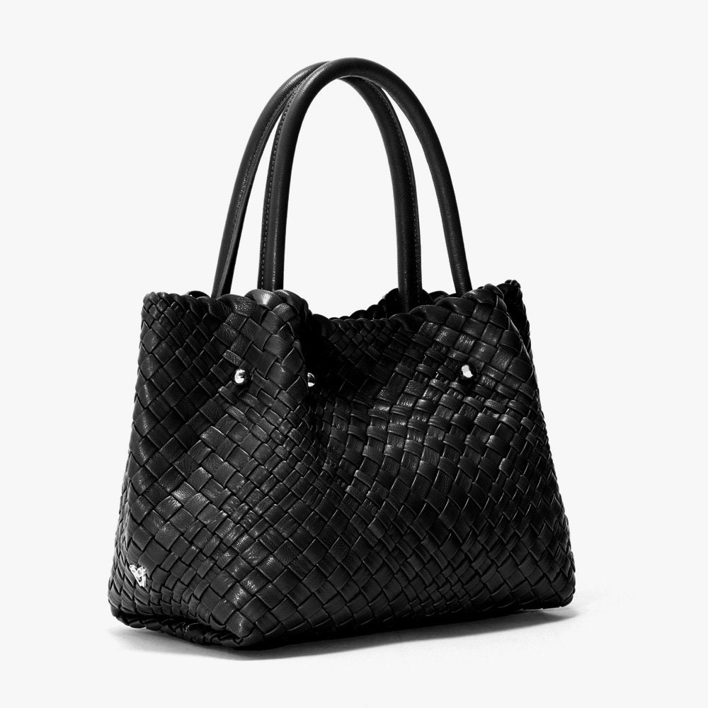 GHIBLI Luxury Designer Handmade Woven Leather Bag Medium Tote - Etsy