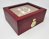 Personalized Cigar Humidor - Humidor Cigar Box - Cigar Box Vintage - Cigar Gift Set - Wood Cigar Holder - Cigar Humidor Kit - Cigar Gift Box