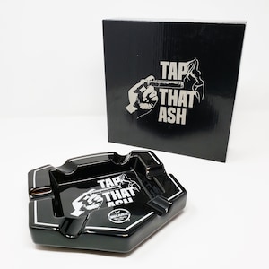 6-Cigar Ceramic Ashtray: Luxury Smoker&#39;s Gift