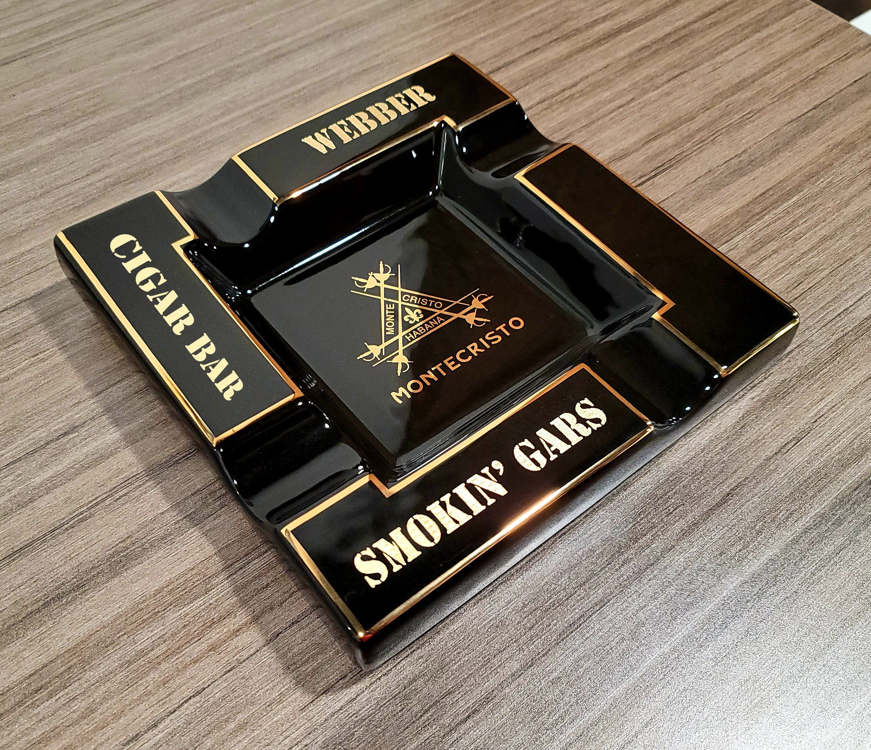Extravaganza Collection - Montecristo Cigar Ashtray 4, 3 and
