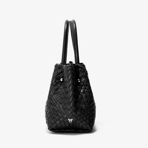 GHIBLI Luxury Designer Handmade Woven Leather Bag Medium Tote 100% ...