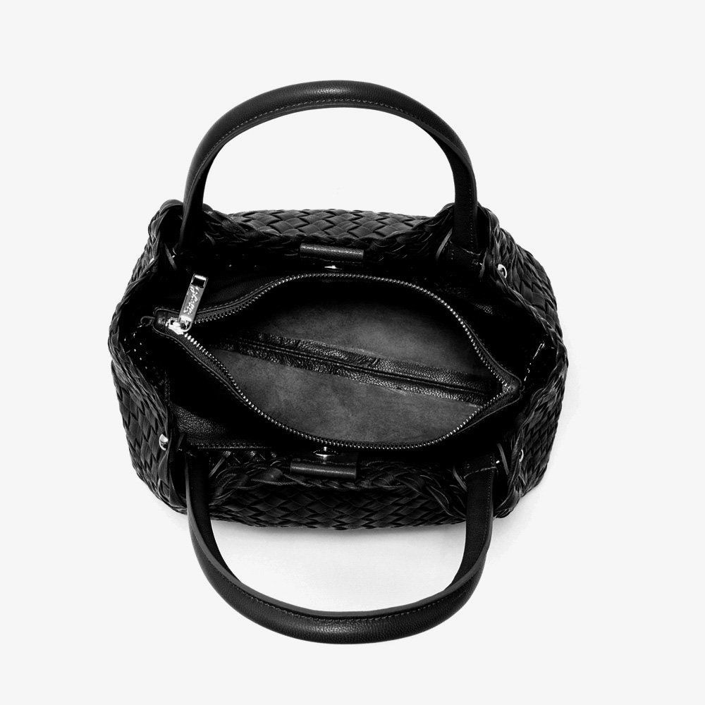 GHIBLI Luxury Designer Handmade Woven Leather Bag Medium Tote Etsy