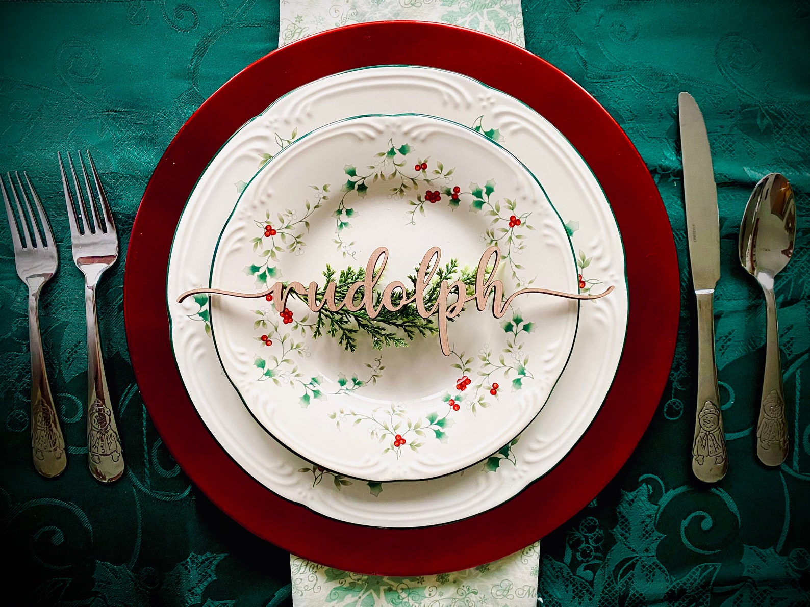 Set of 8 Place Cards/Settings