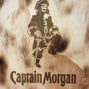 Captain Morgan WOod SIgn