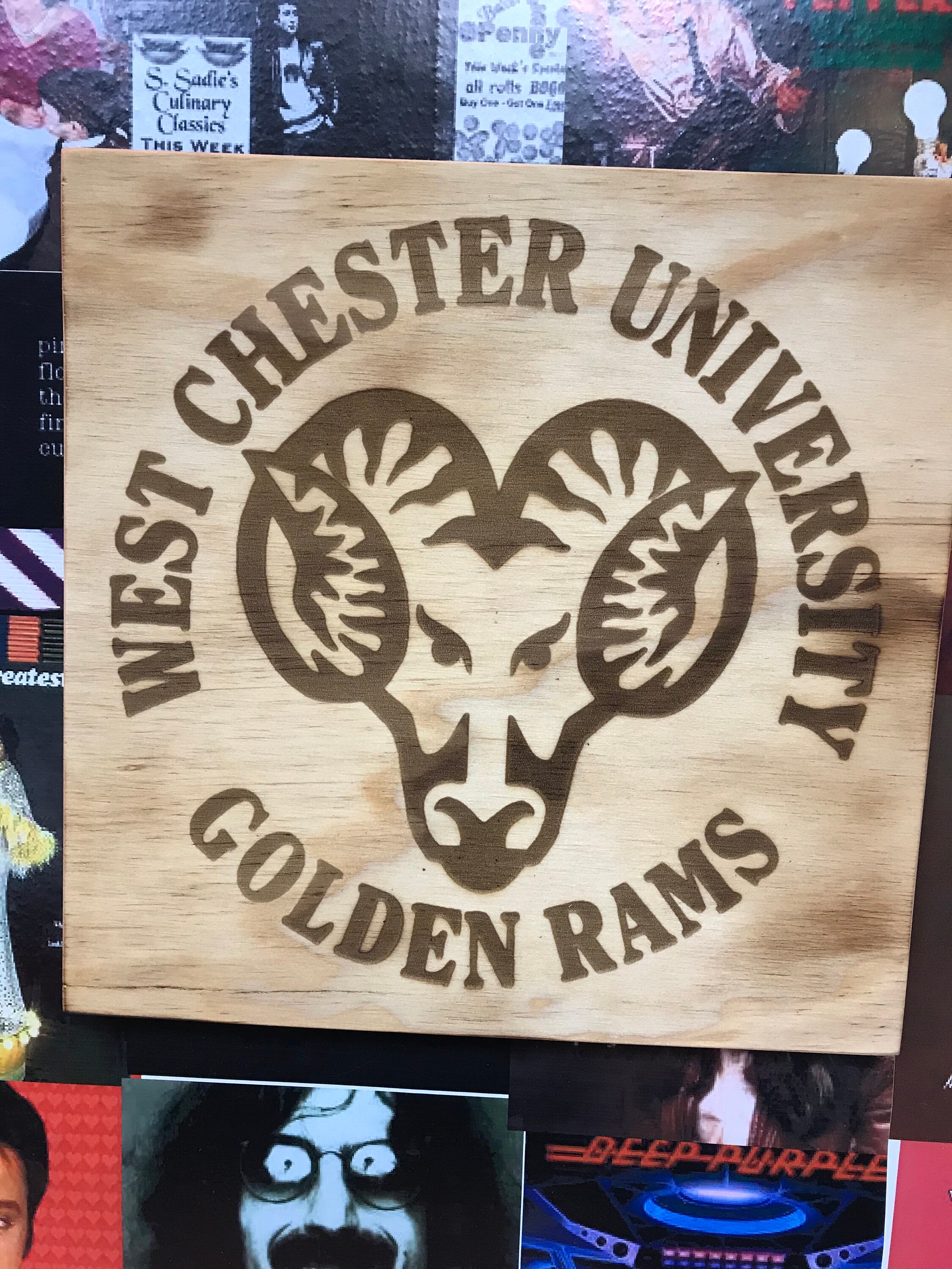 West Chester University Wood Sign - Etsy