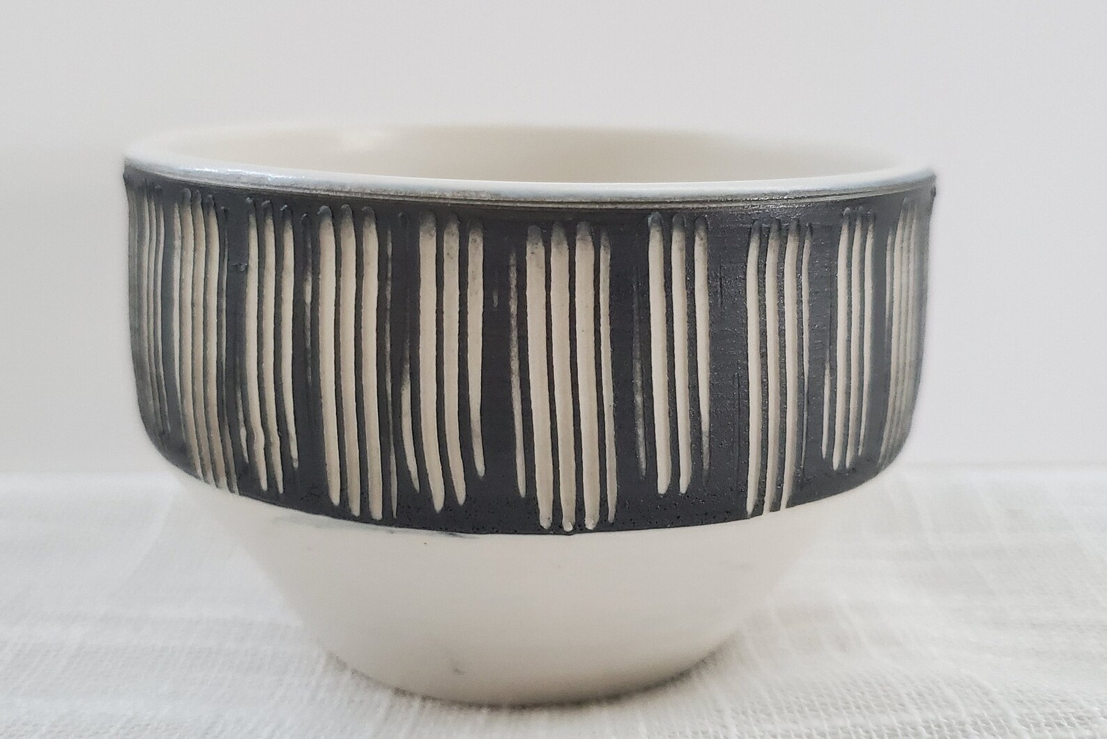 Black and white bowls Set of 4 bowls dessert bowls Etsy