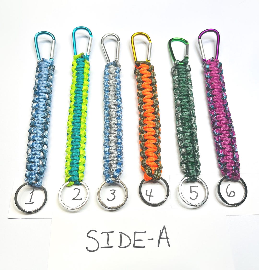 Handmade Paracord Key Chain for Keys, FOB and Badges - Etsy