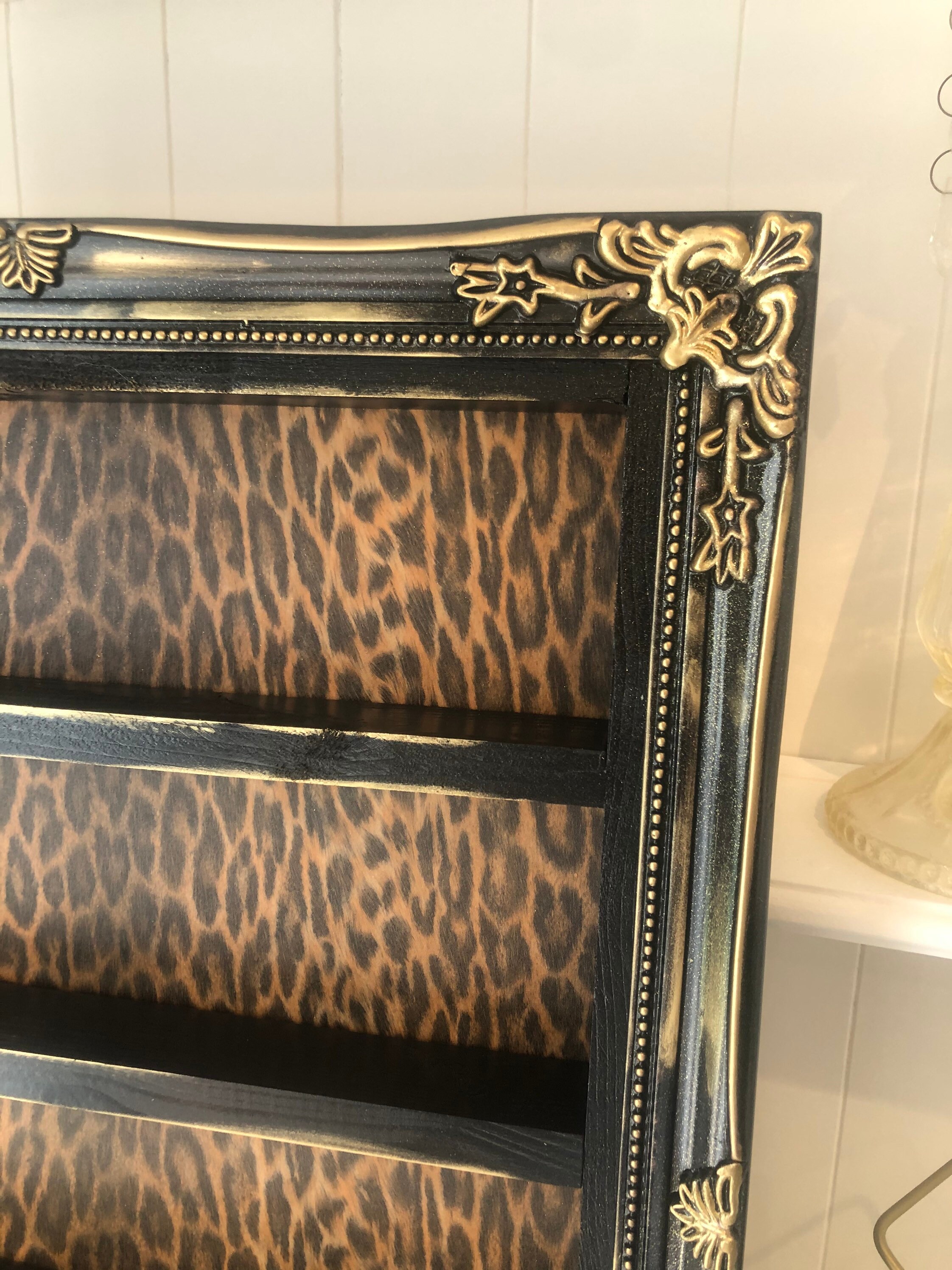 Bespoke wall mounted nail polish display frame Etsy