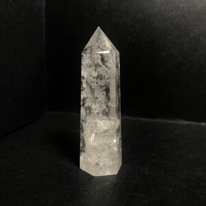 TOWER - Clear Quartz 26.2x30.8x95.4mm 111.5g Azeztulite Rainbow Athelstra Crystal Universal Energy Cleanser High Frequency - UNIQUE ITEM image 3